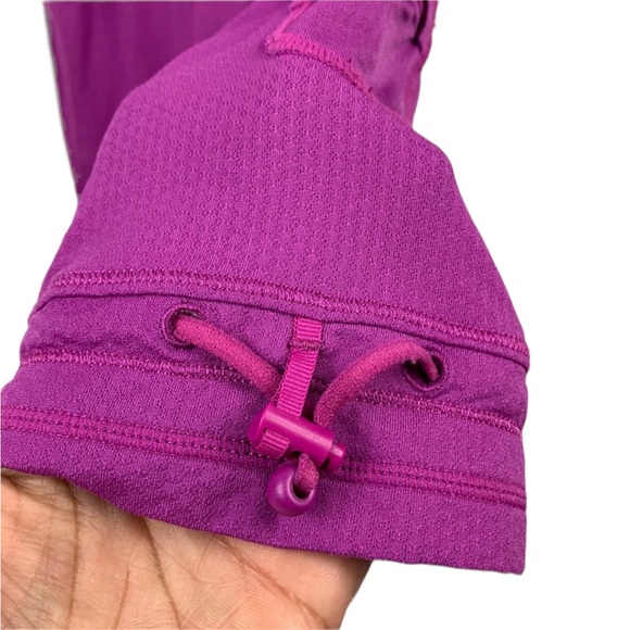 Lululemon Fuchsia Pink Drawstring Tank Top Sz 4 - Picture 4 of 6